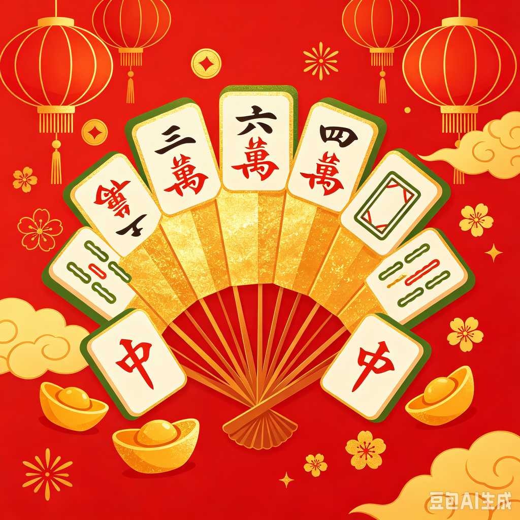 gradient pink mahjong tiles