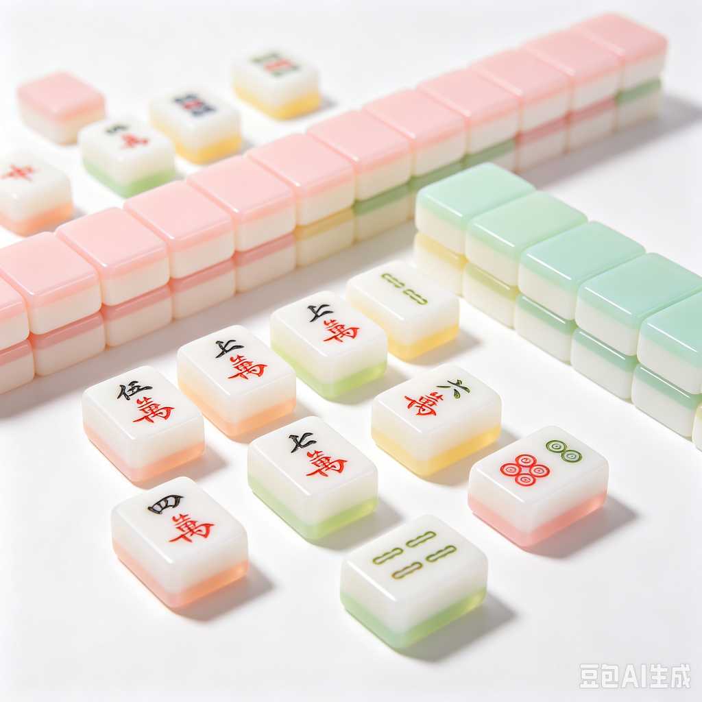 custom pattern art mahjong set